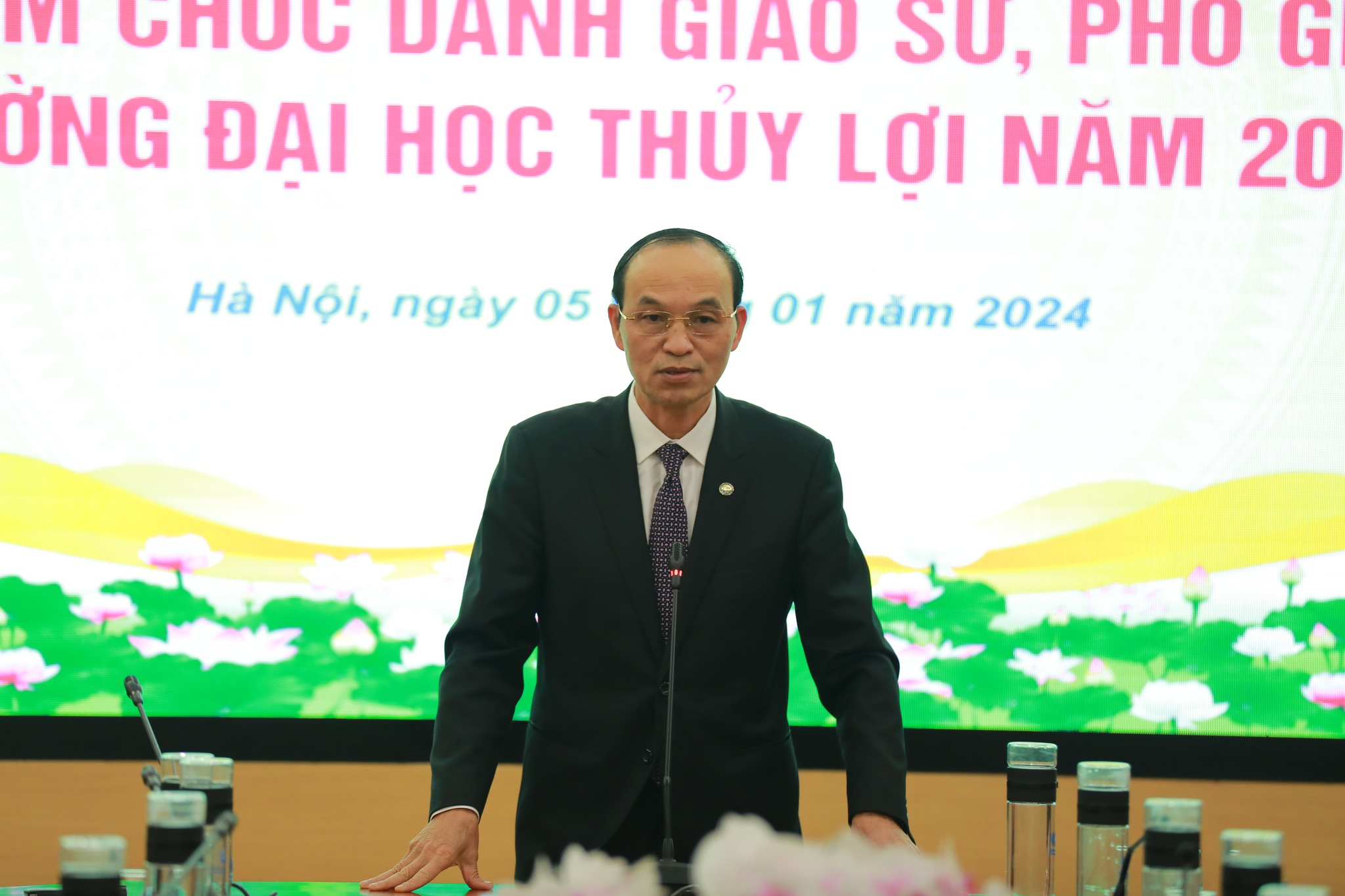 Công bố quyết định Bổ nhiệm chức danh Giáo sư, Phó giáo sư Trường Đại học Thủy lợi năm 2023